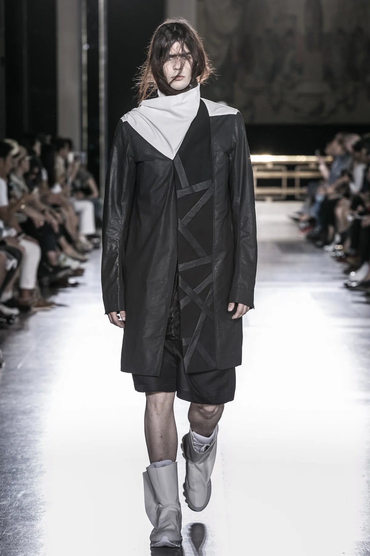 S/S 15 "FAUN" Runway Polyester Pod Shorts Rick Owens IT46