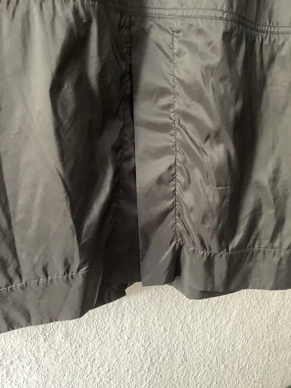 S/S 14 “VICIOUS” Runway Nylon Coat in Black and size IT52/L