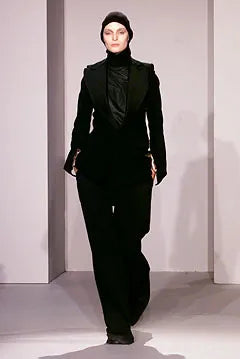 F/W 02 "SPARROWS" Straight-Leg Wool Pants Rick Owens