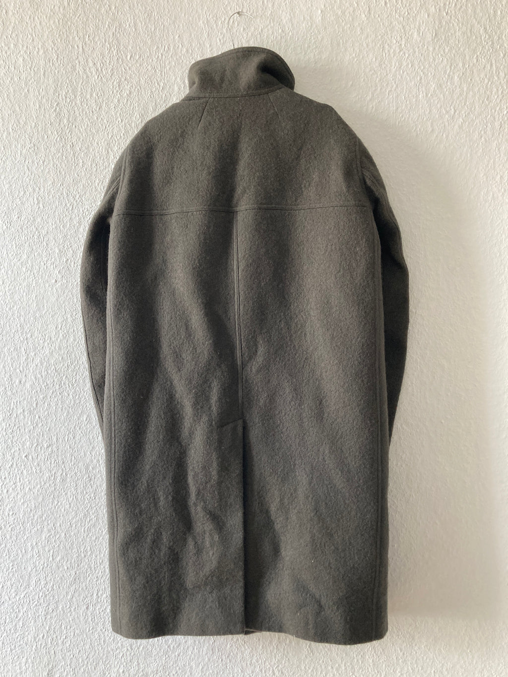 F/W 18 "SISYPHUS" Bauhaus Tubeway Wool Coat IT52/L Rick Owens