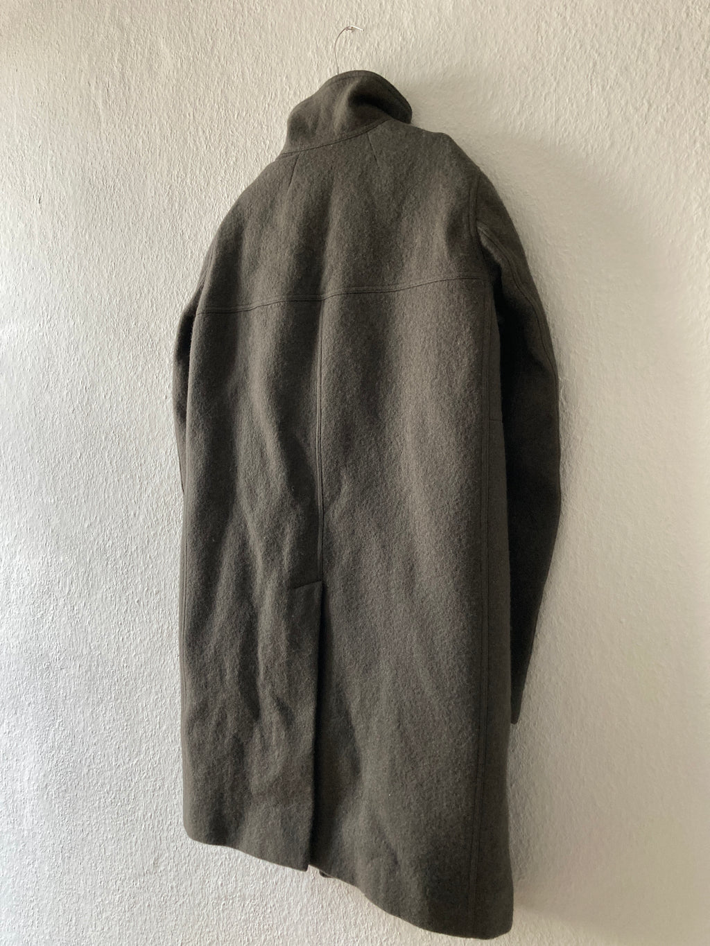 F/W 18 "SISYPHUS" Bauhaus Tubeway Wool Coat IT52/L Rick Owens