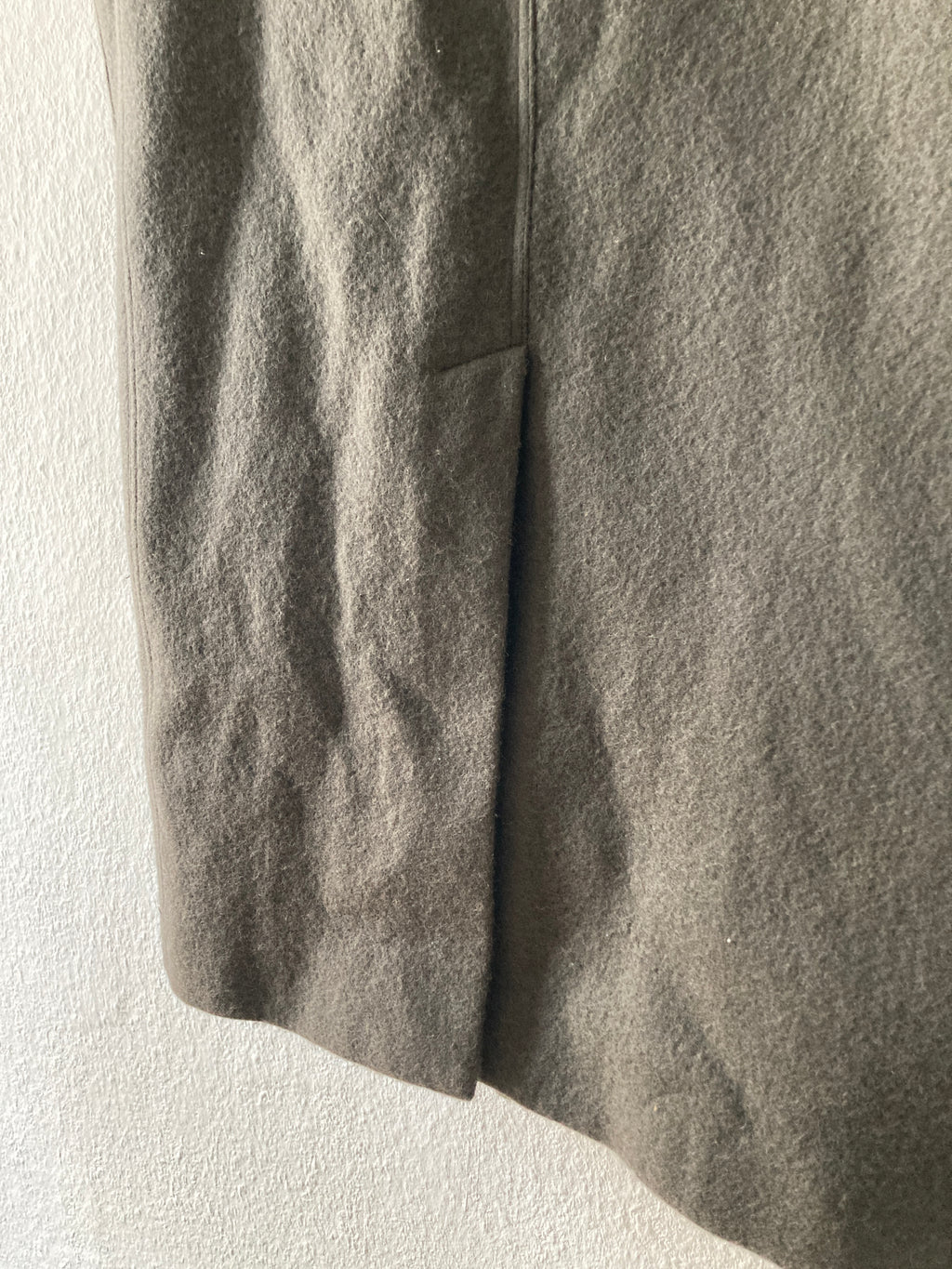 F/W 18 "SISYPHUS" Bauhaus Tubeway Wool Coat IT52/L Rick Owens