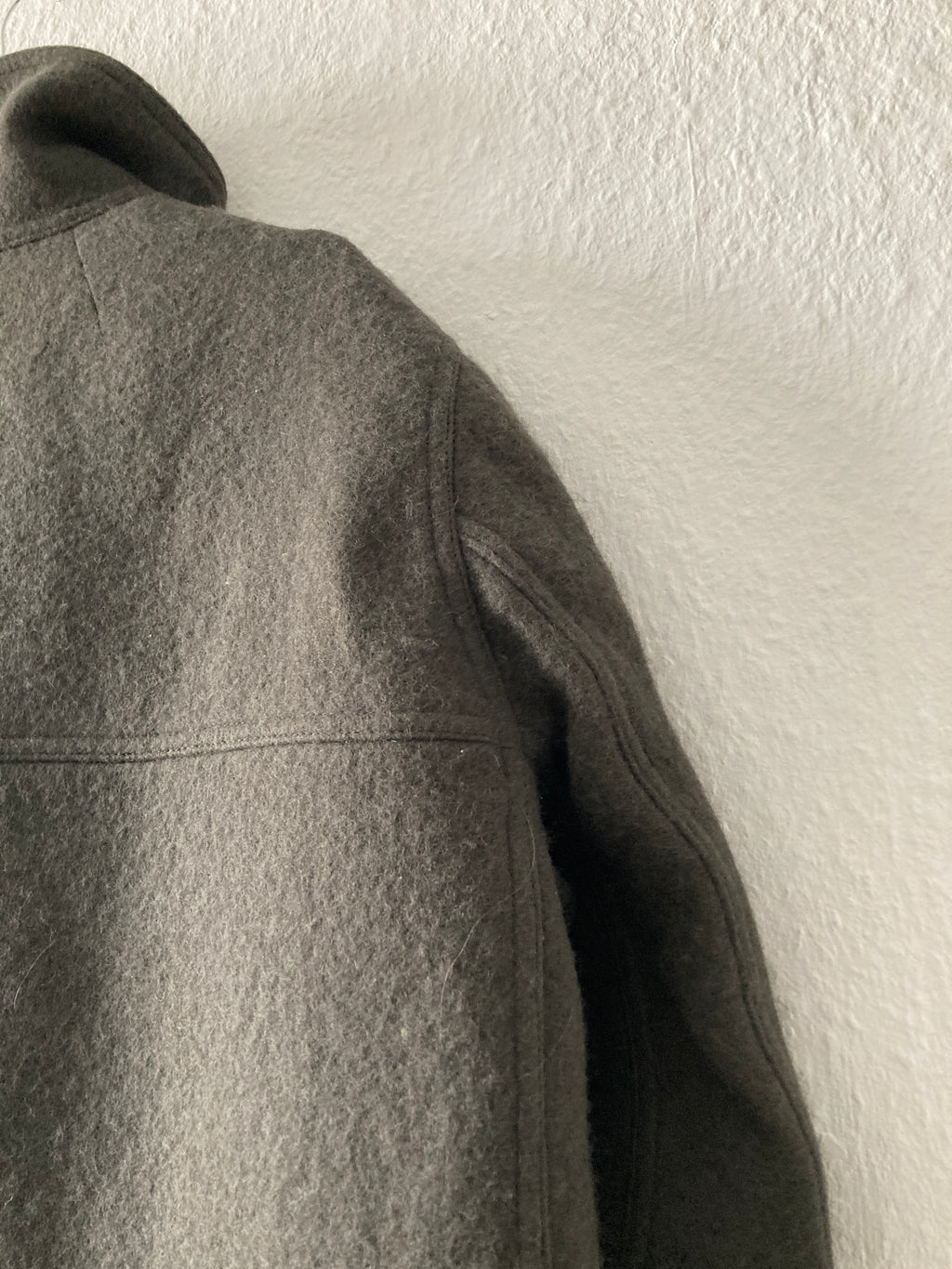 F/W 18 "SISYPHUS" Bauhaus Tubeway Wool Coat IT52/L Rick Owens