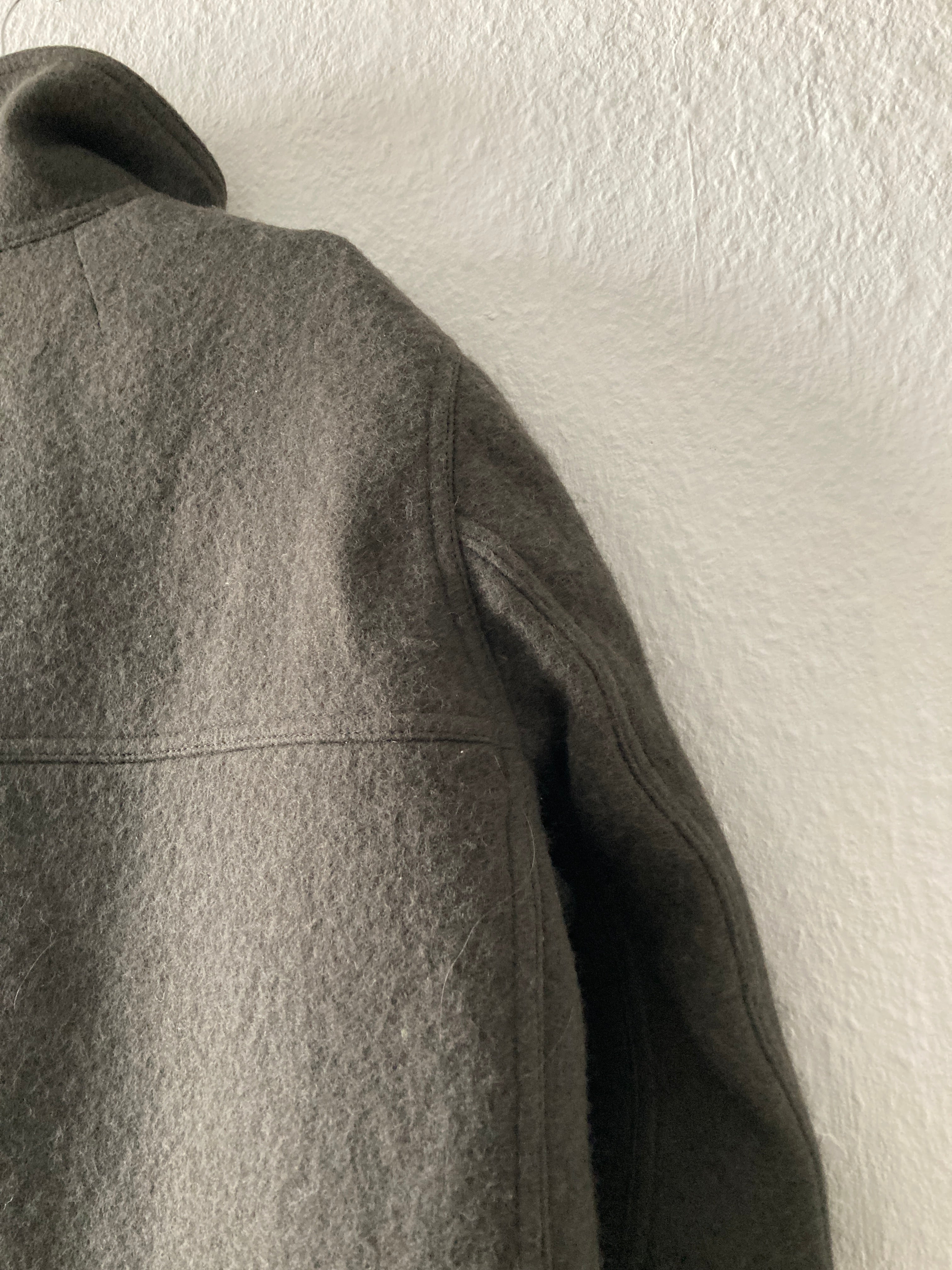 F/W 18 "SISYPHUS" Bauhaus Tubeway Wool Coat IT52/L Rick Owens