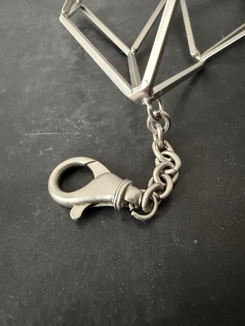 S/S 19 “BABEL” Runway Geometric Keychain Rick Owens