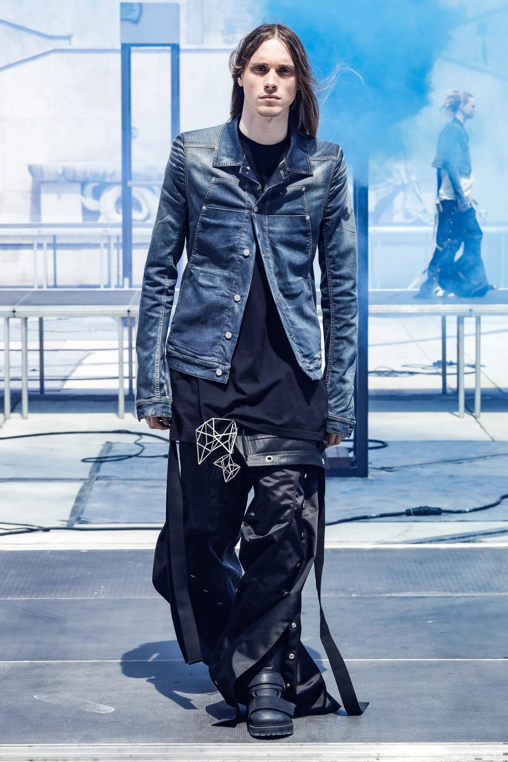 S/S 19 “BABEL” Runway Geometric Keychain Rick Owens