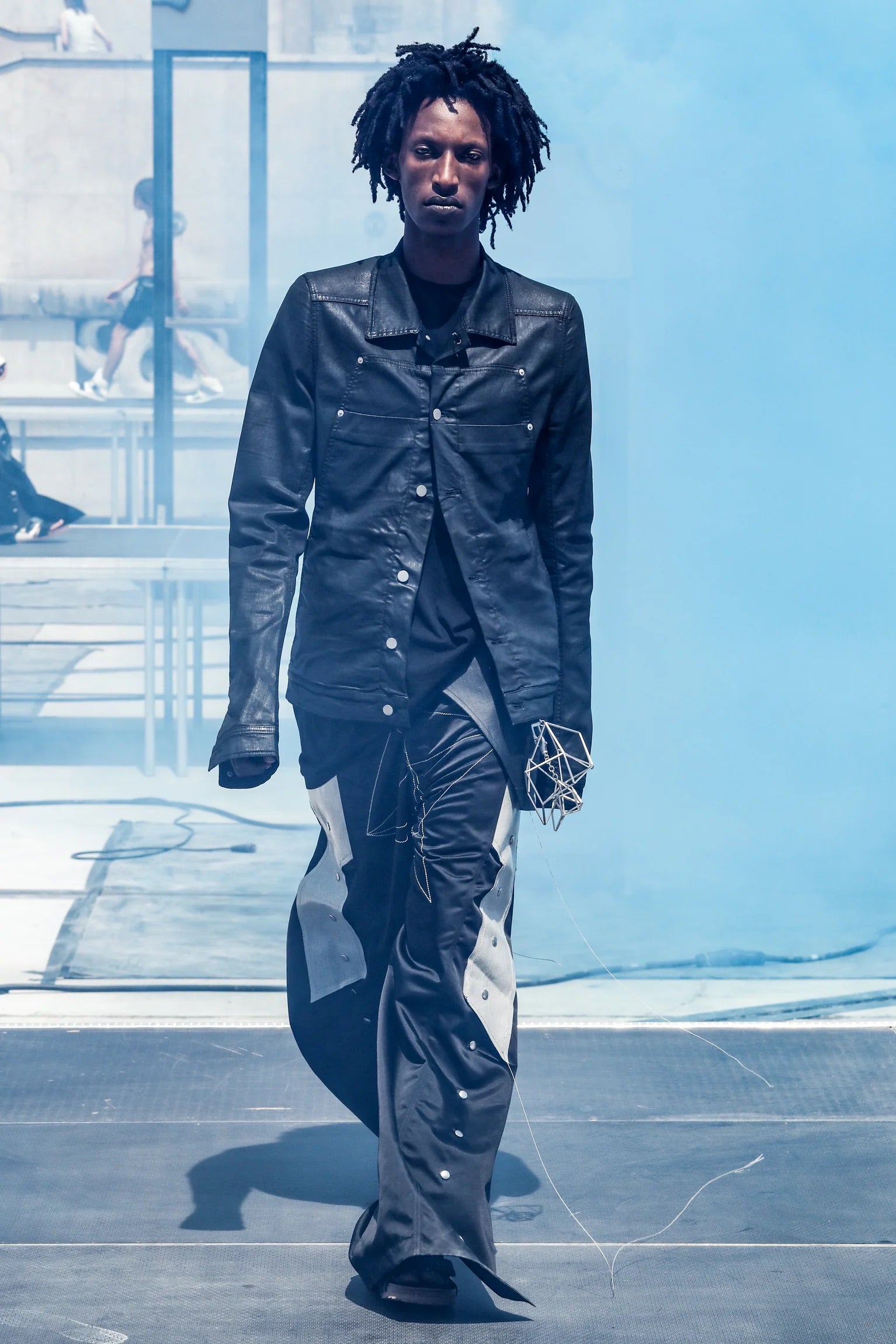 S/S 19 “BABEL” Runway Geometric Keychain Rick Owens