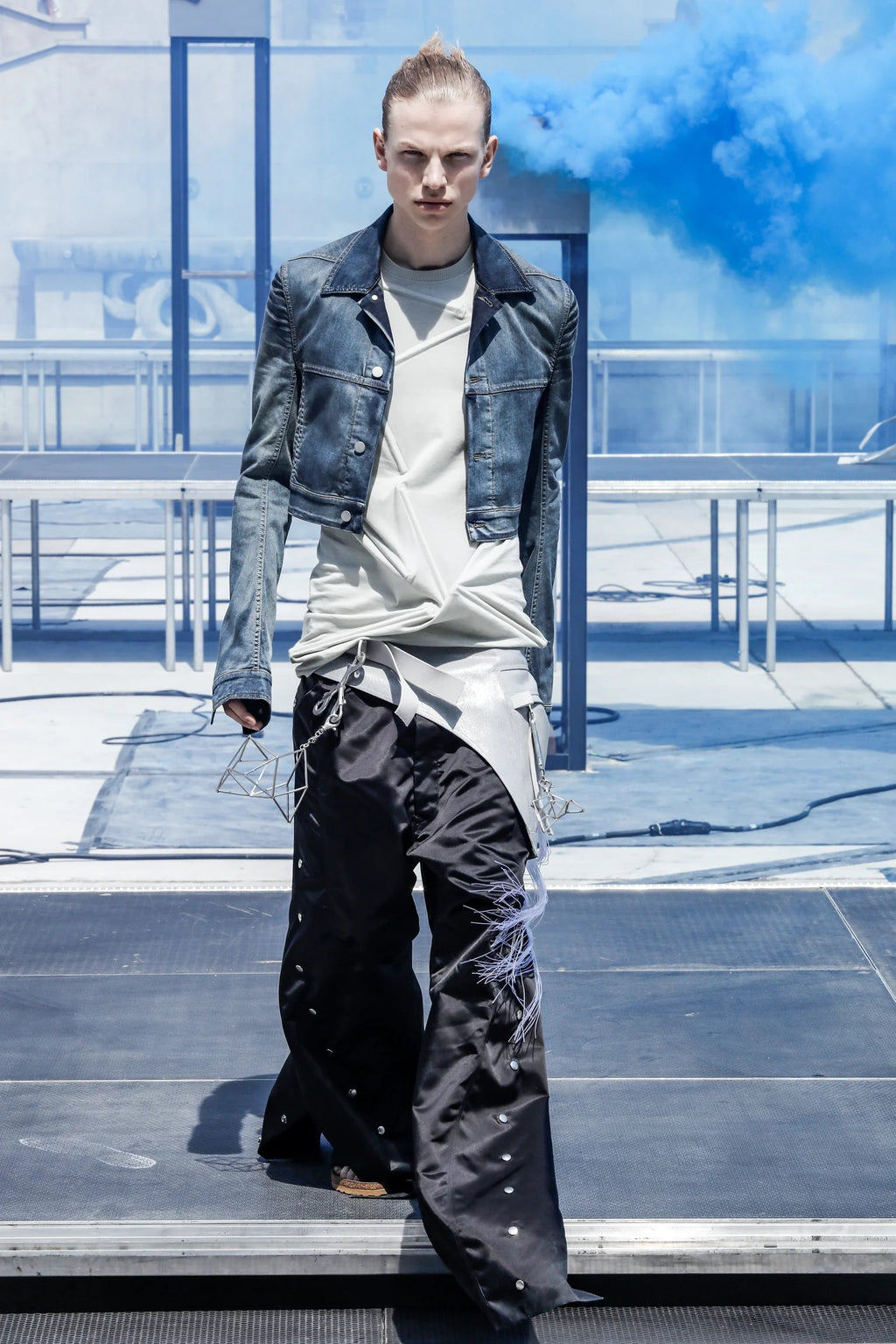 S/S 19 “BABEL” Runway Geometric Keychain Rick Owens