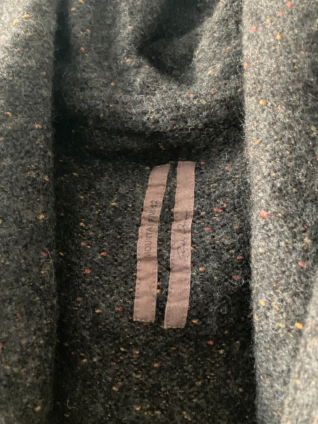 F/W 12 “MOUNTAIN” Baby Alpaca Wool Knit Jacket Rick Owens