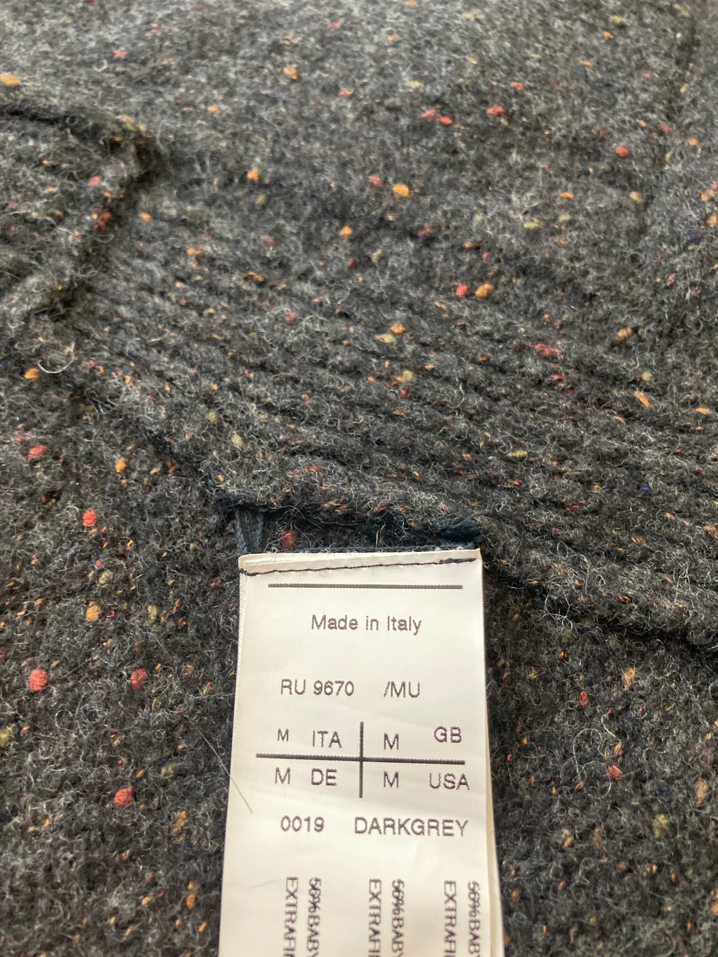 F/W 12 “MOUNTAIN” Baby Alpaca Wool Knit Jacket Rick Owens