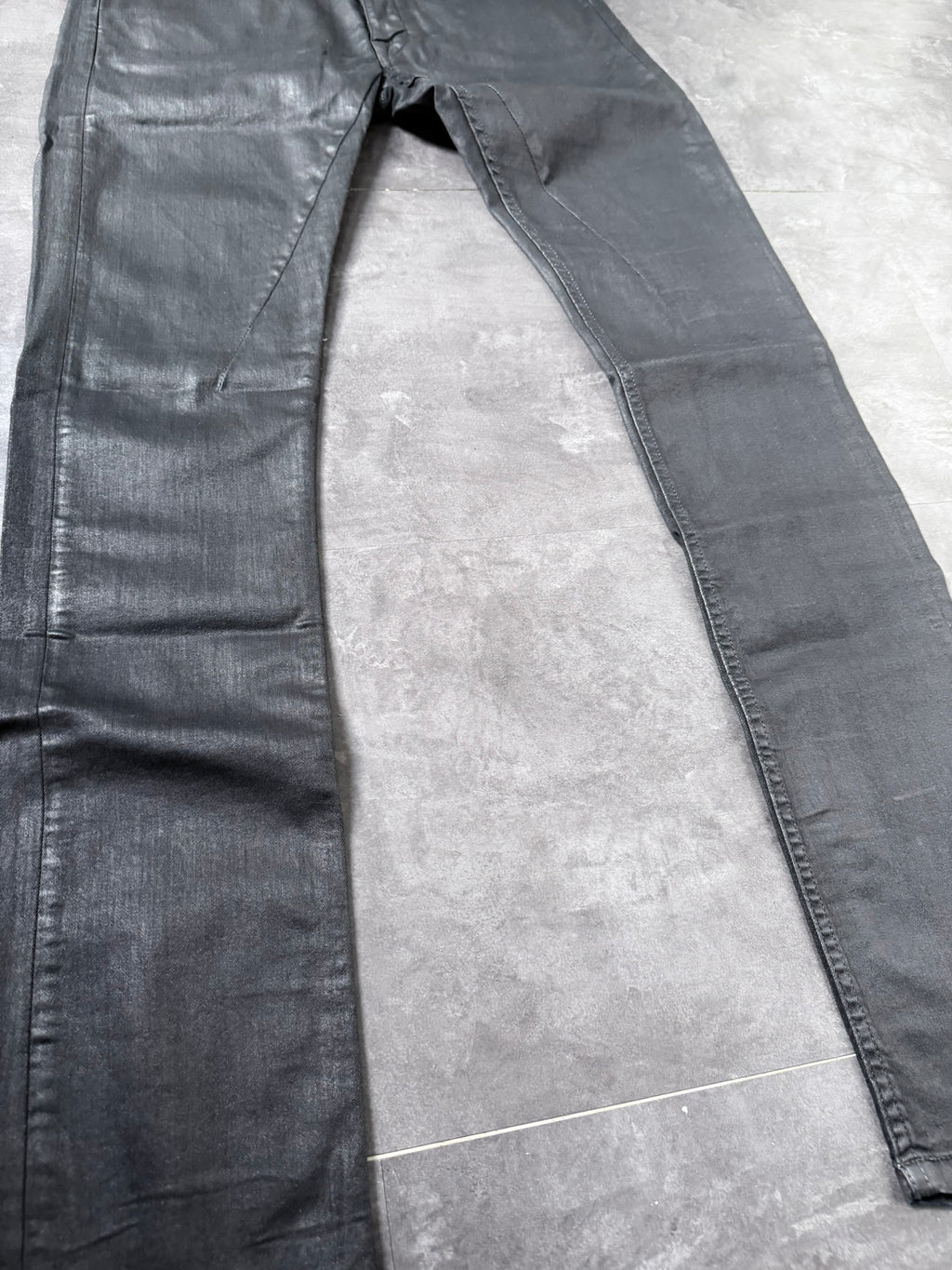 S/S 16 „CYCLOPS“ Waxed Torrence Cut Denim Jeans Rick Owens