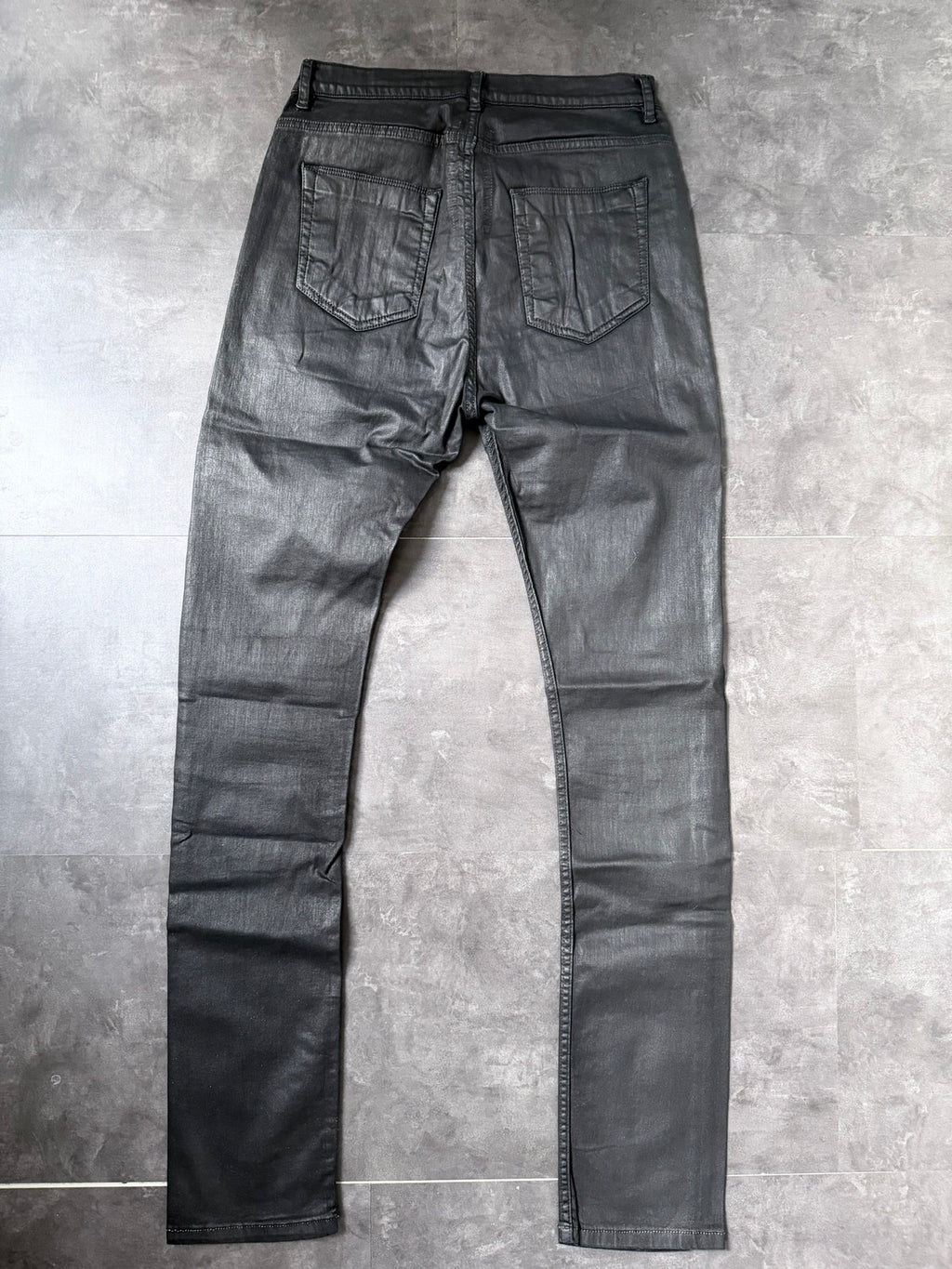 S/S 16 „CYCLOPS“ Waxed Torrence Cut Denim Jeans Rick Owens