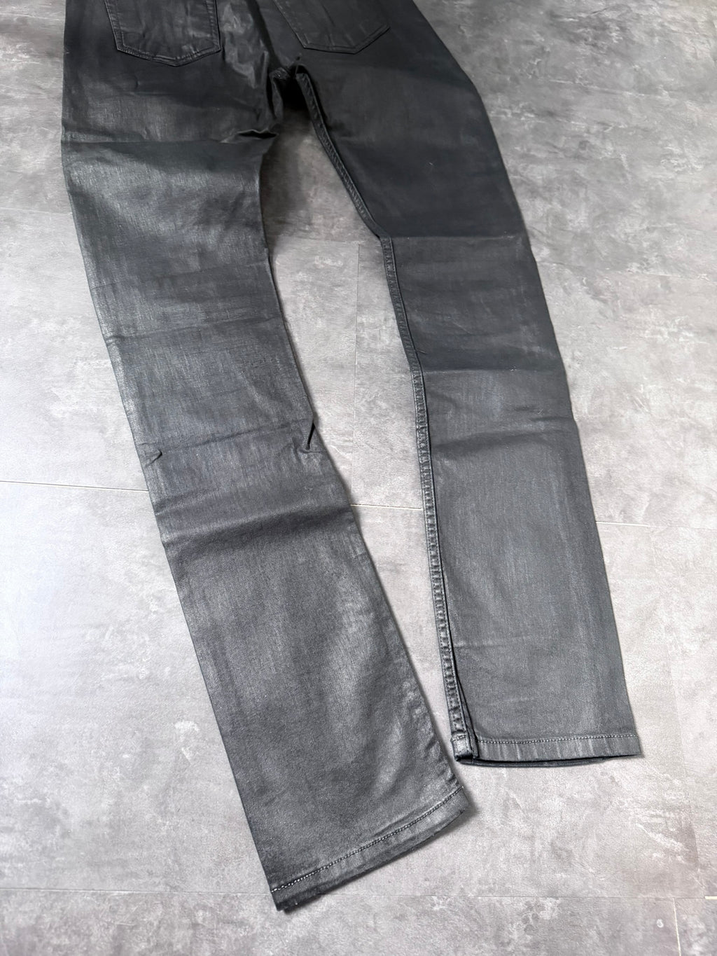 S/S 16 „CYCLOPS“ Waxed Torrence Cut Denim Jeans Rick Owens