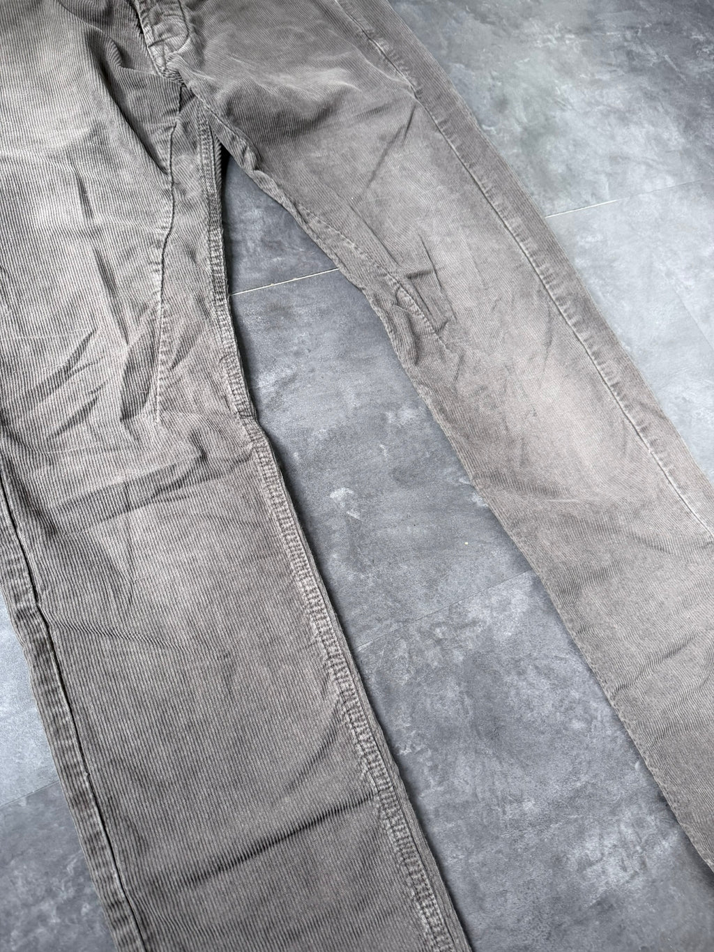 S/S 07 "DRAKE" Dark Dust Detroit Cut Grosgrain Jeans US31