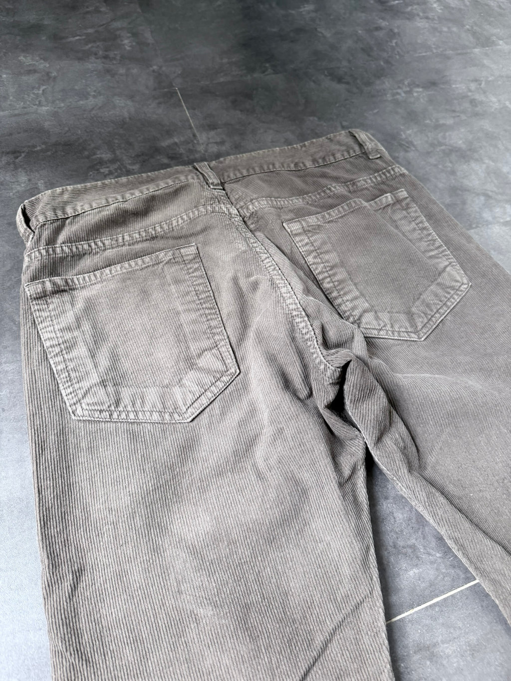 S/S 07 "DRAKE" Dark Dust Detroit Cut Grosgrain Jeans US31