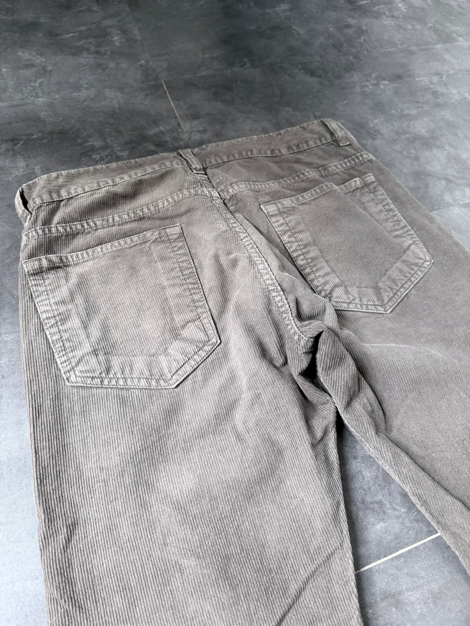 S/S 07 "DRAKE" Dark Dust Detroit Cut Grosgrain Jeans US31