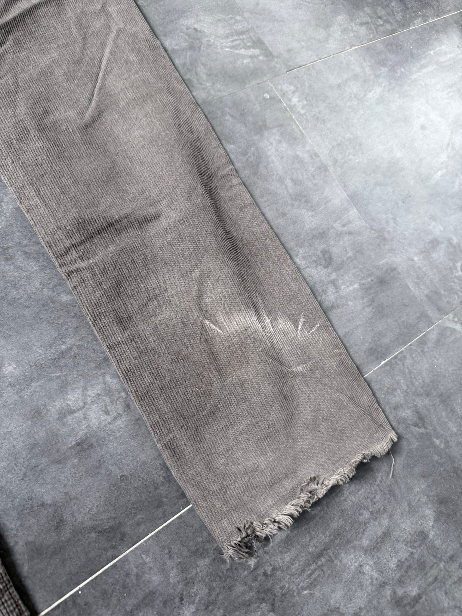 S/S 07 "DRAKE" Dark Dust Detroit Cut Grosgrain Jeans US31