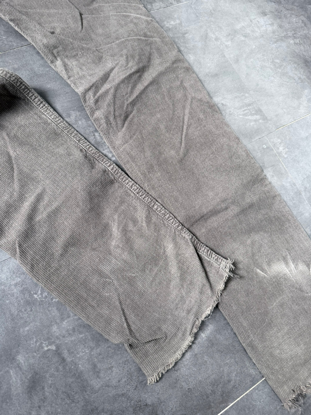 S/S 07 "DRAKE" Dark Dust Detroit Cut Grosgrain Jeans US31