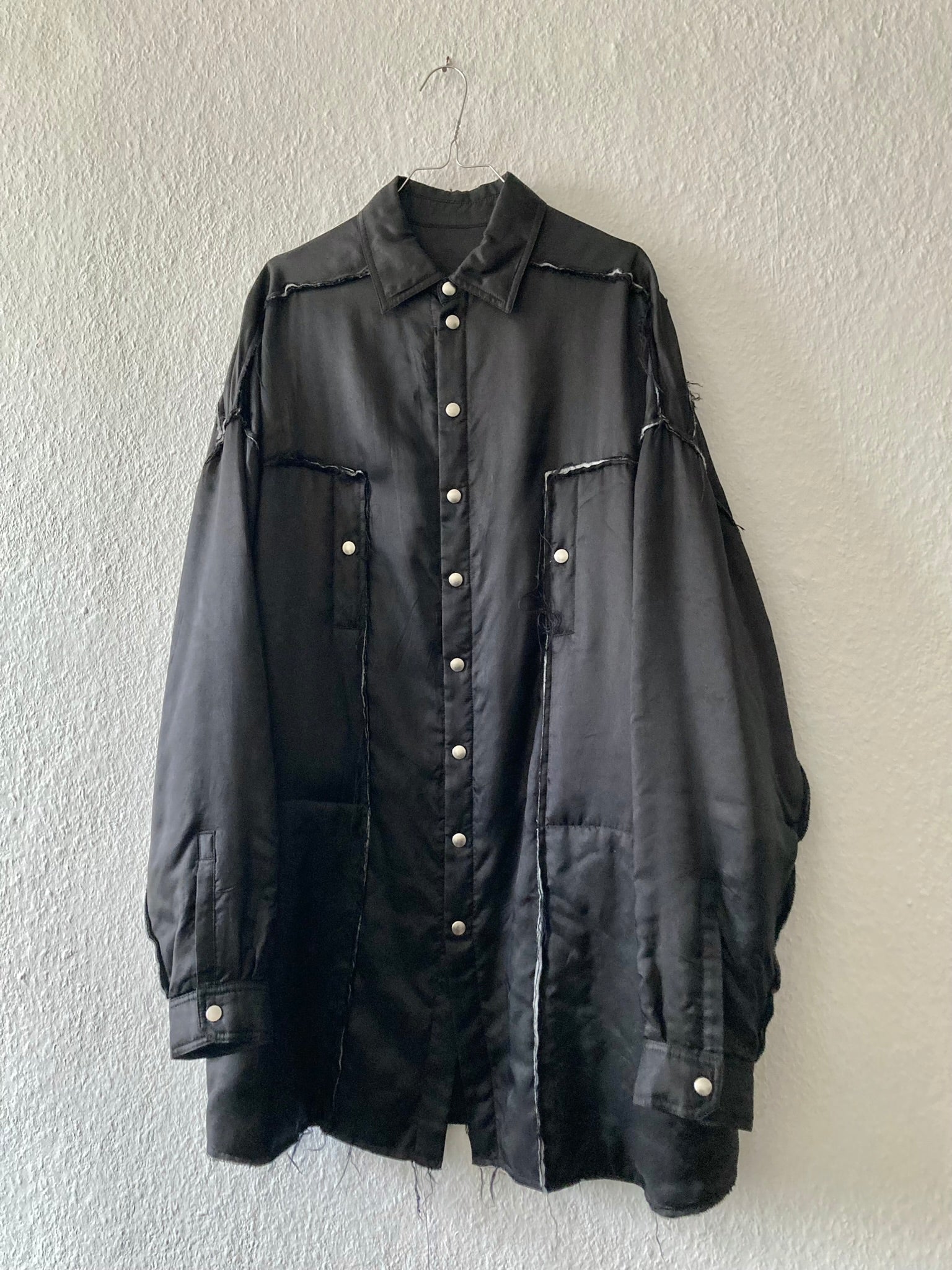 F/W 21 "GETHSEMANE" Runway Raw Seam Padded Tommy Overshirt