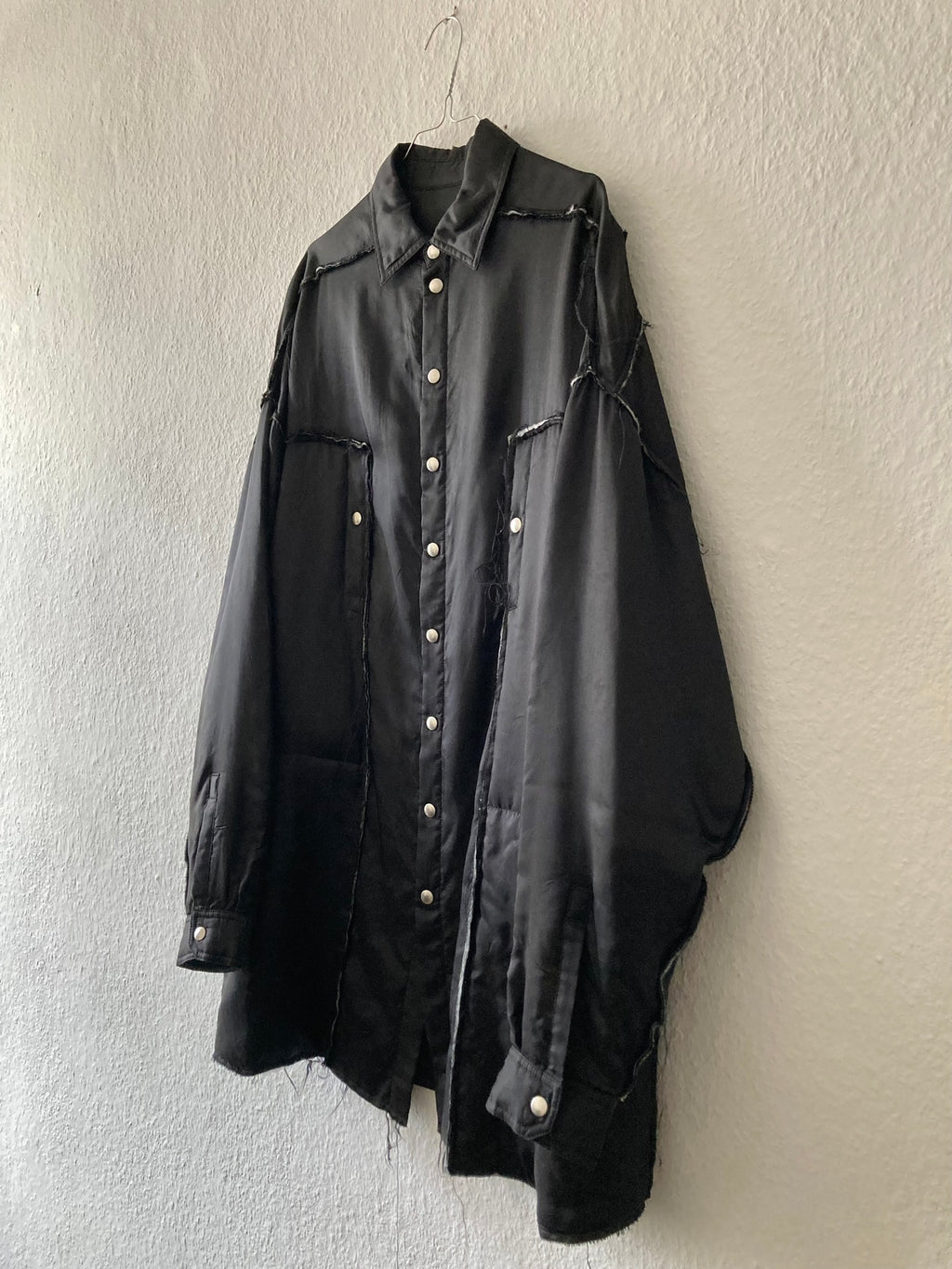 F/W 21 "GETHSEMANE" Runway Raw Seam Padded Tommy Overshirt