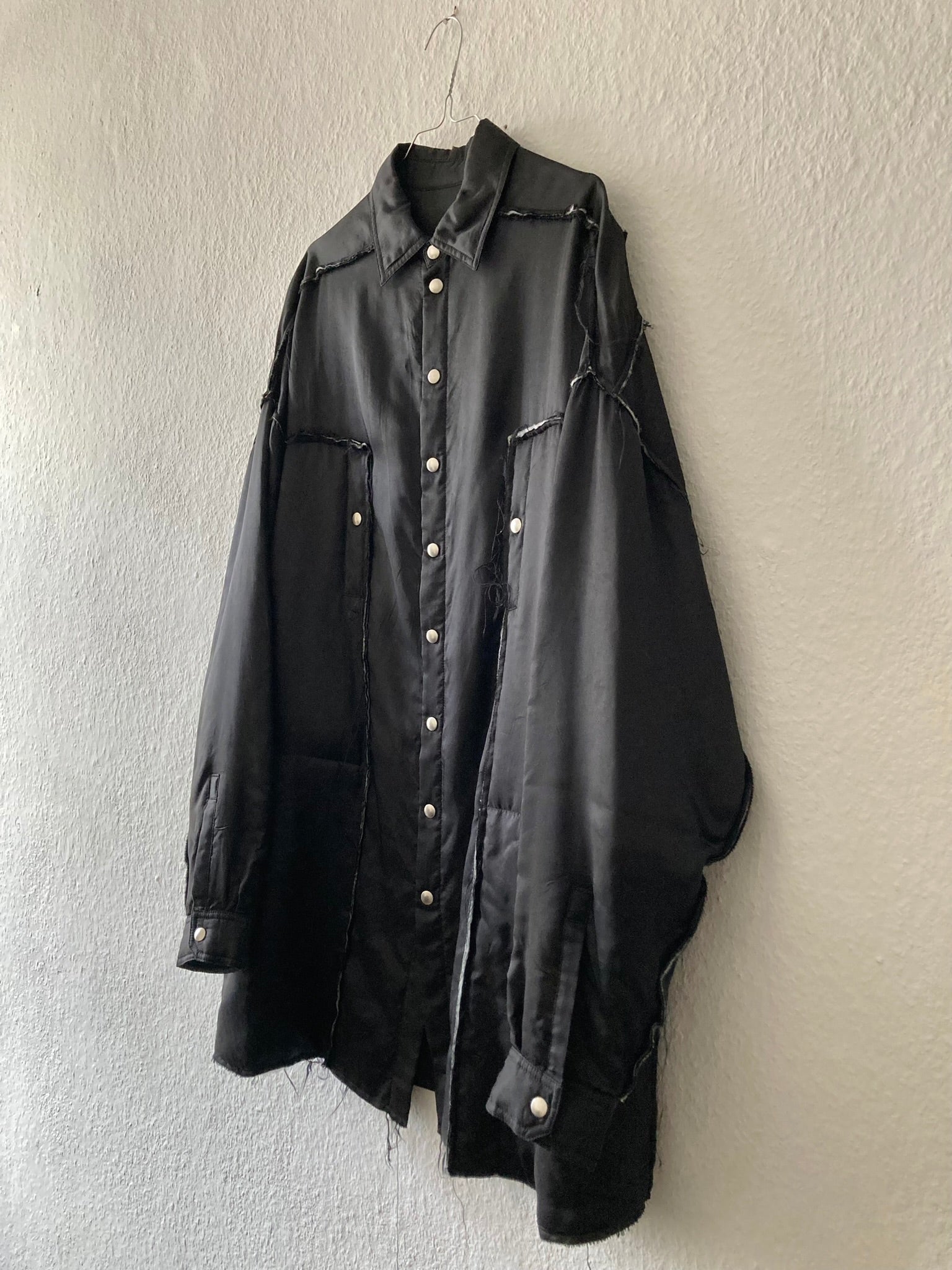 F/W 21 "GETHSEMANE" Runway Raw Seam Padded Tommy Overshirt