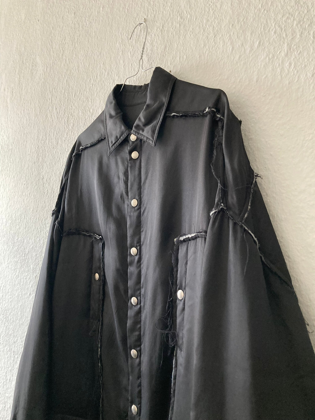 F/W 21 "GETHSEMANE" Runway Raw Seam Padded Tommy Overshirt