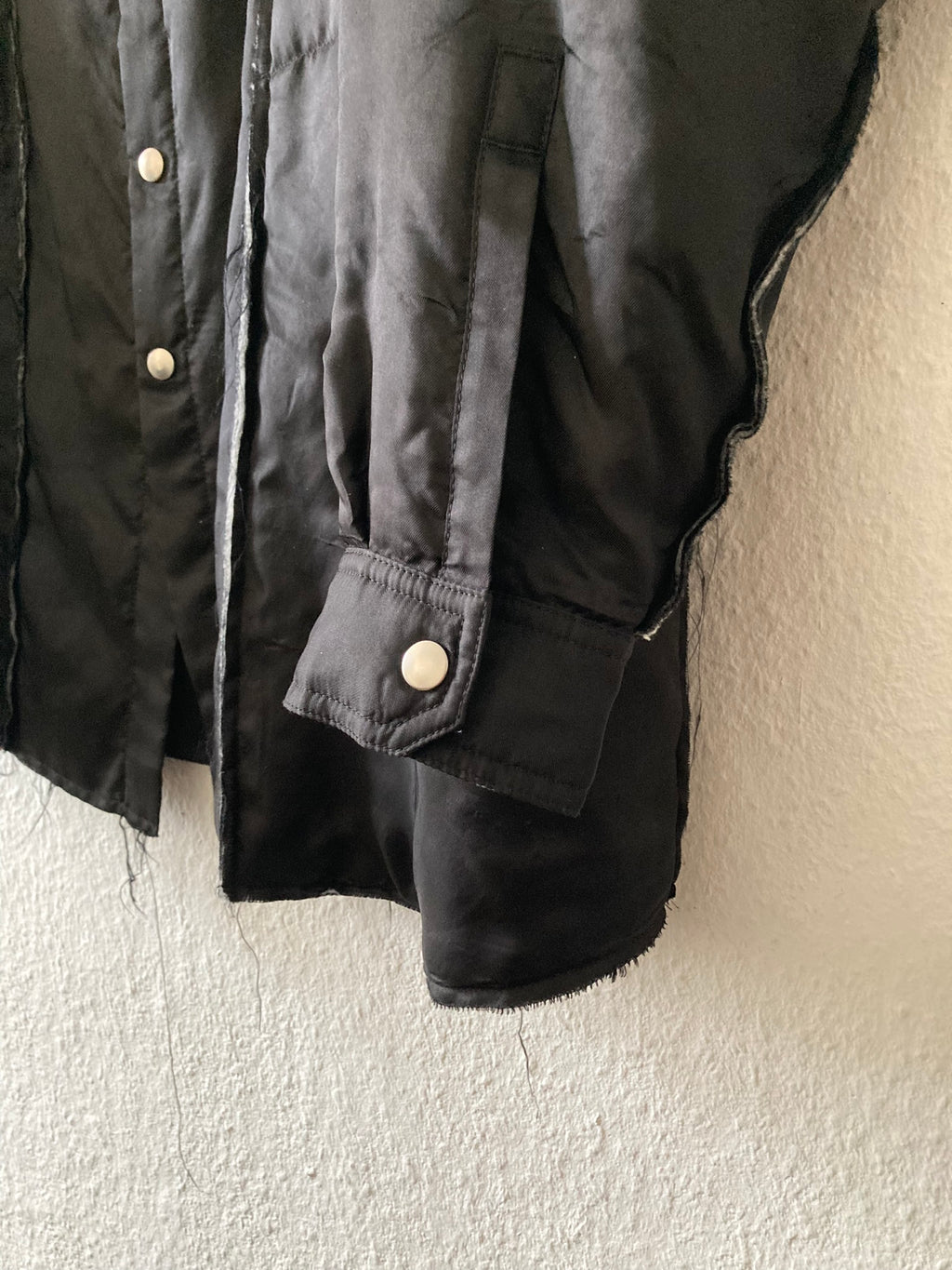 F/W 21 "GETHSEMANE" Runway Raw Seam Padded Tommy Overshirt