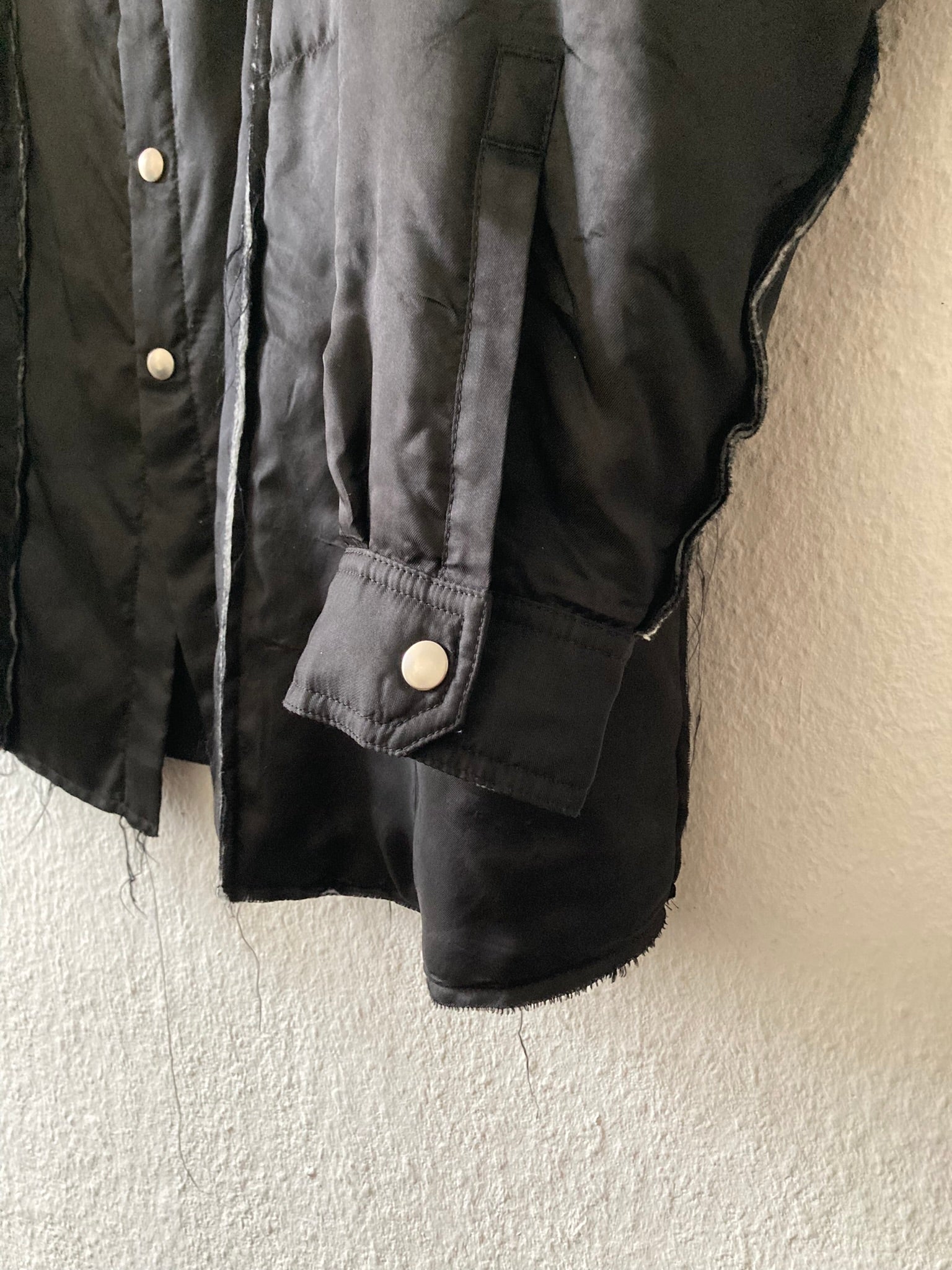 F/W 21 "GETHSEMANE" Runway Raw Seam Padded Tommy Overshirt