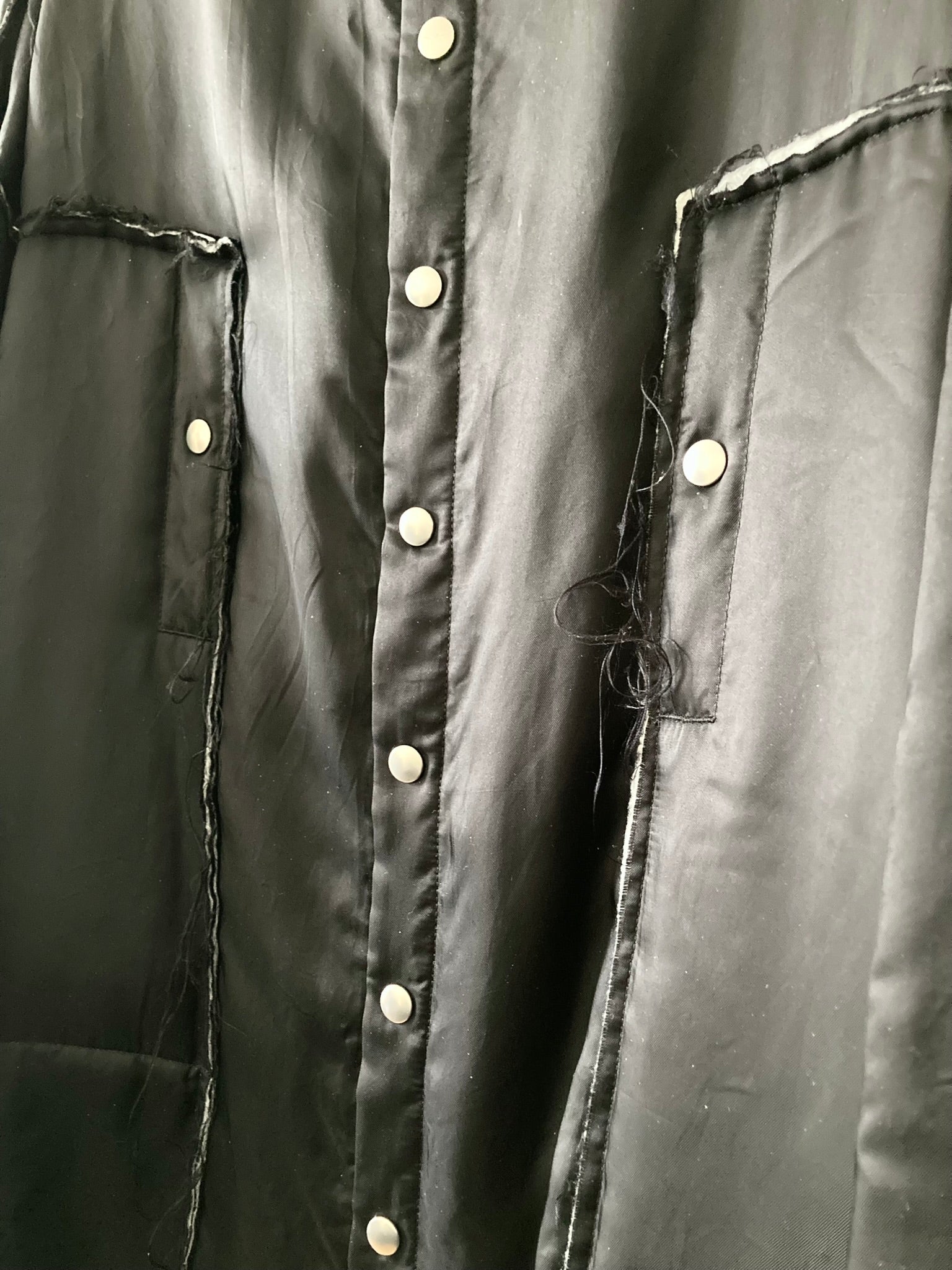 F/W 21 "GETHSEMANE" Runway Raw Seam Padded Tommy Overshirt