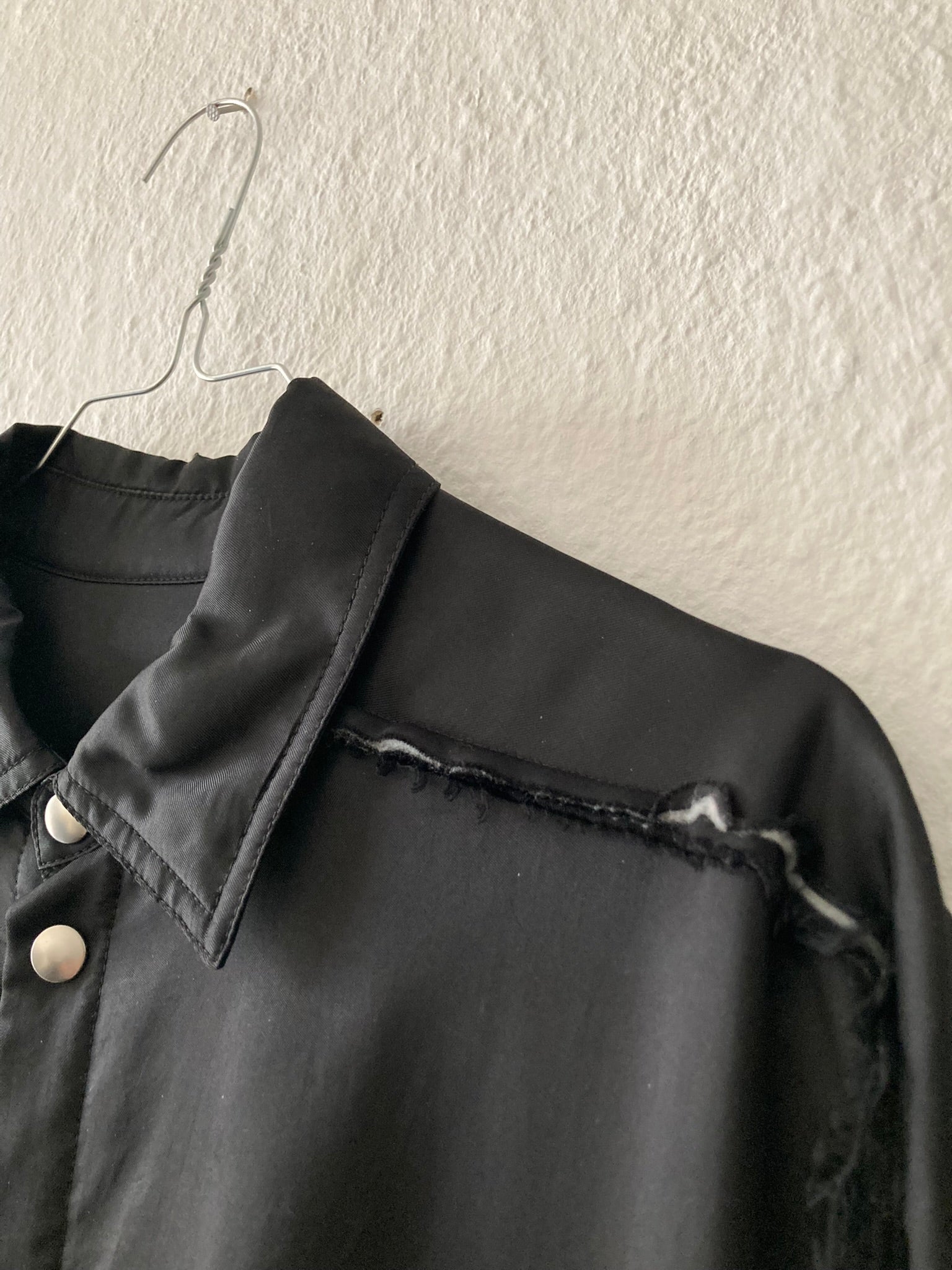 F/W 21 "GETHSEMANE" Runway Raw Seam Padded Tommy Overshirt