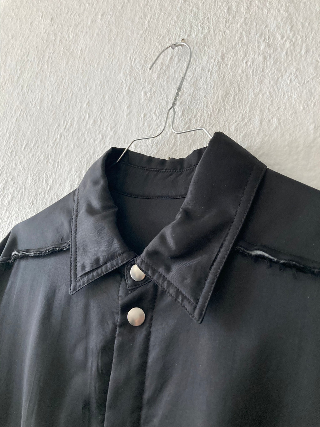 F/W 21 "GETHSEMANE" Runway Raw Seam Padded Tommy Overshirt