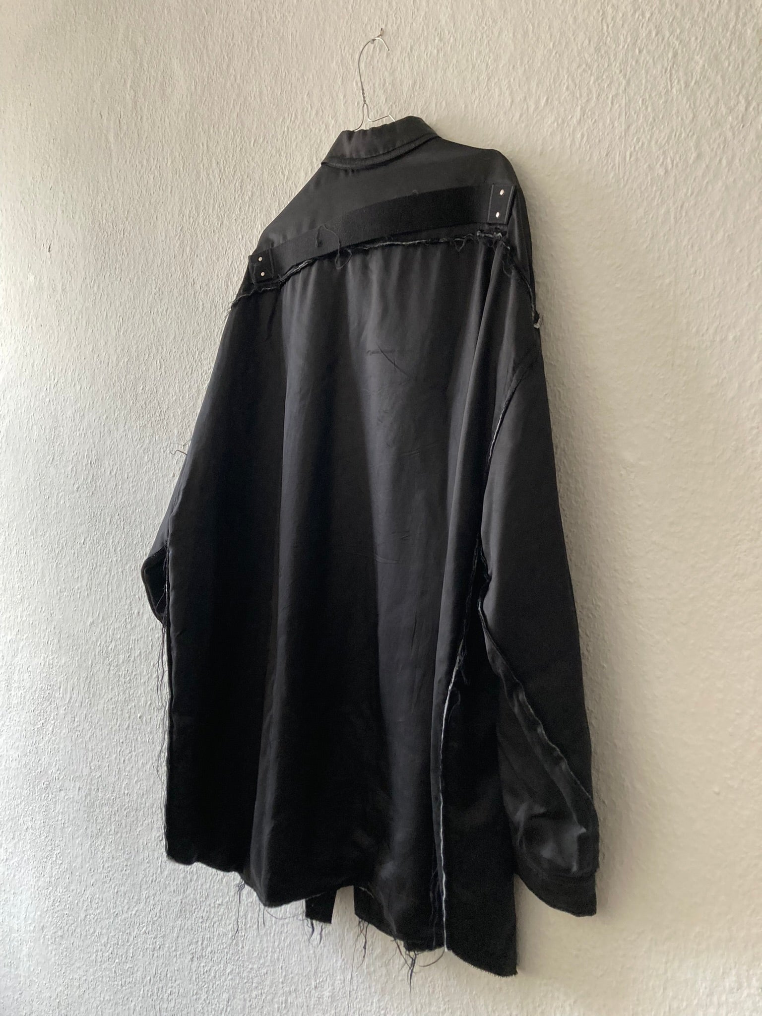 F/W 21 "GETHSEMANE" Runway Raw Seam Padded Tommy Overshirt