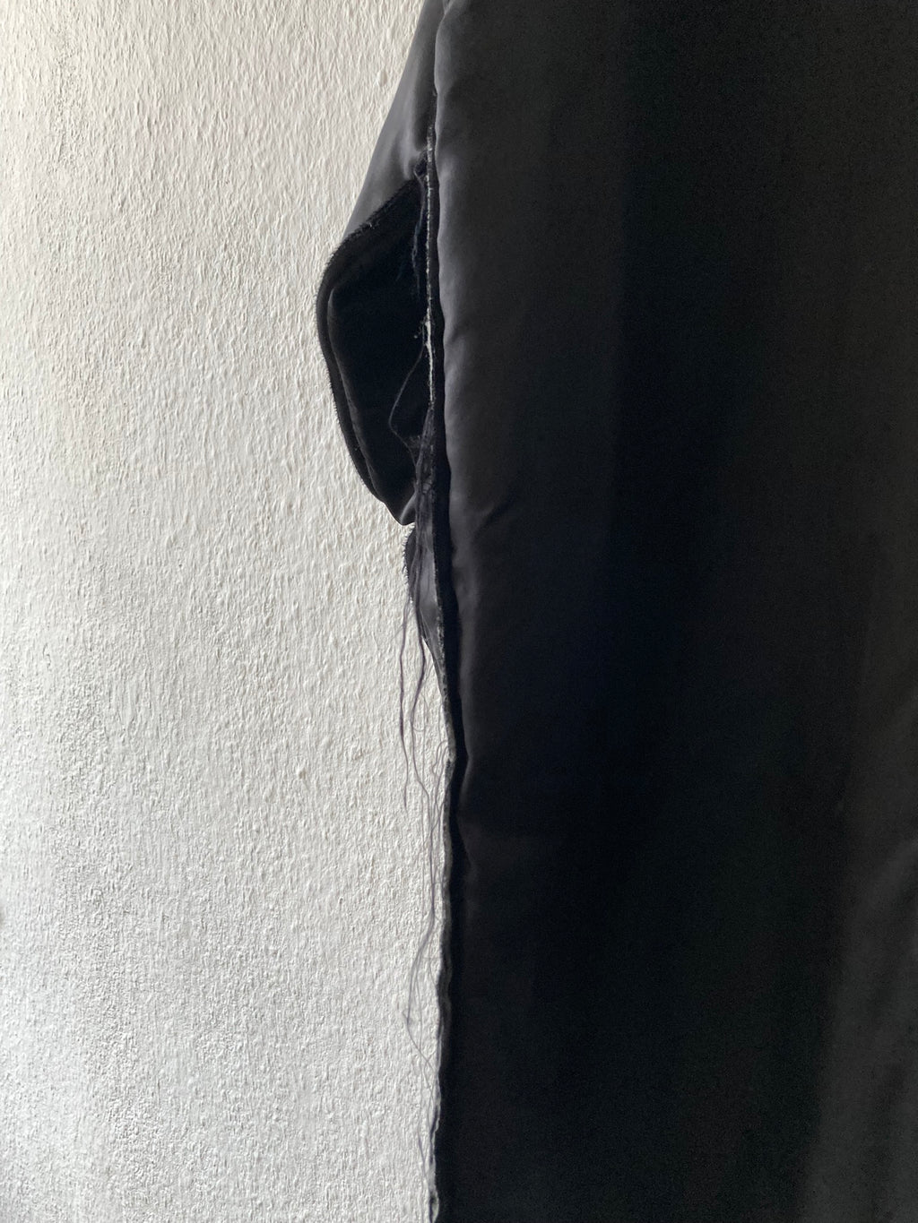 F/W 21 "GETHSEMANE" Runway Raw Seam Padded Tommy Overshirt