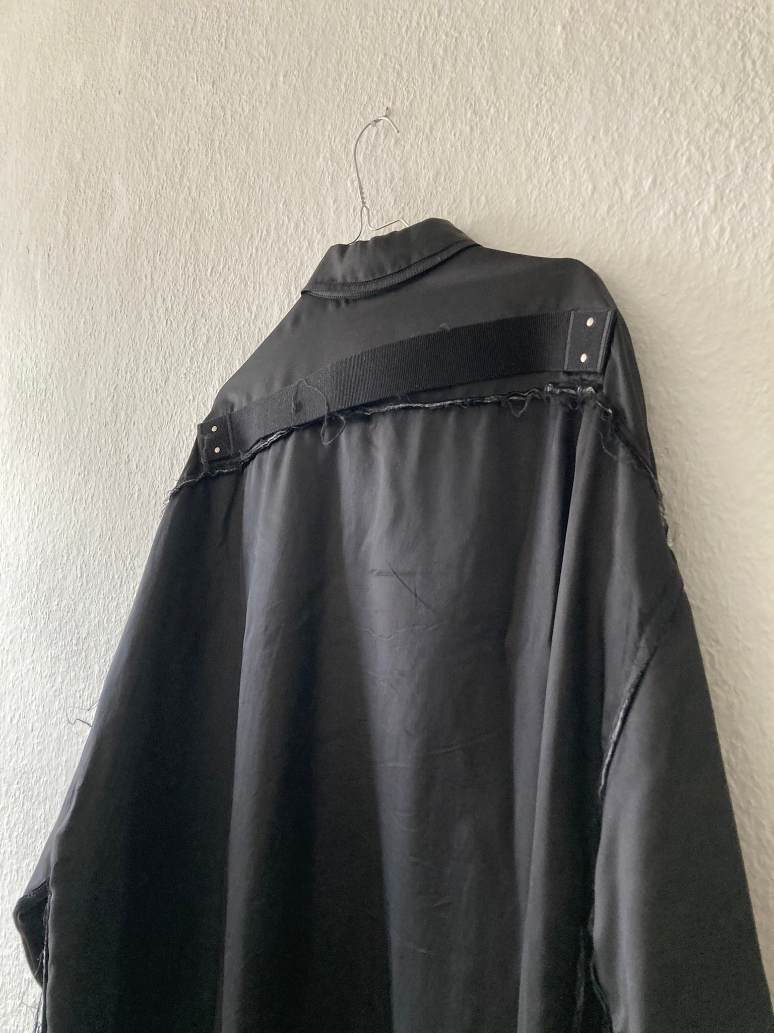 F/W 21 "GETHSEMANE" Runway Raw Seam Padded Tommy Overshirt