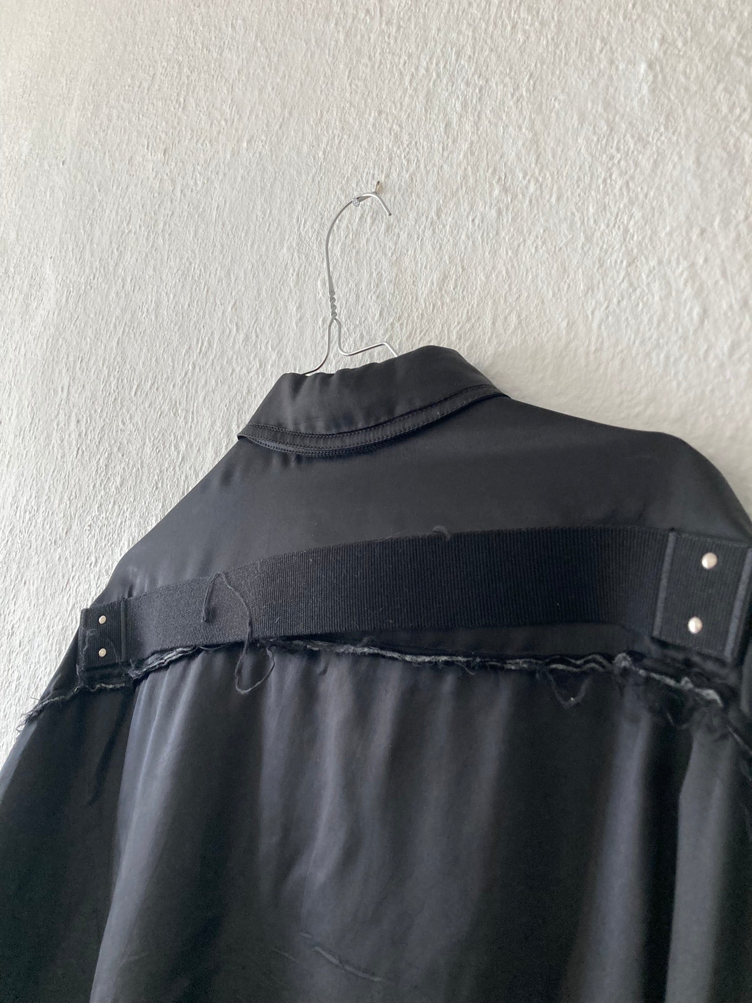 F/W 21 "GETHSEMANE" Runway Raw Seam Padded Tommy Overshirt