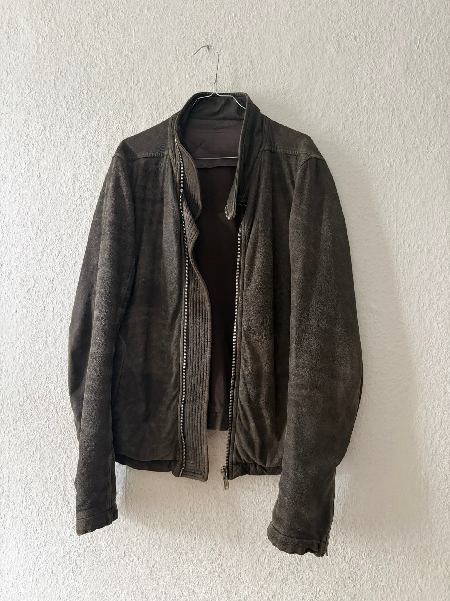 F/W 09 "CRUST" Sample Blistered Lamb Leather Mollino Jacket