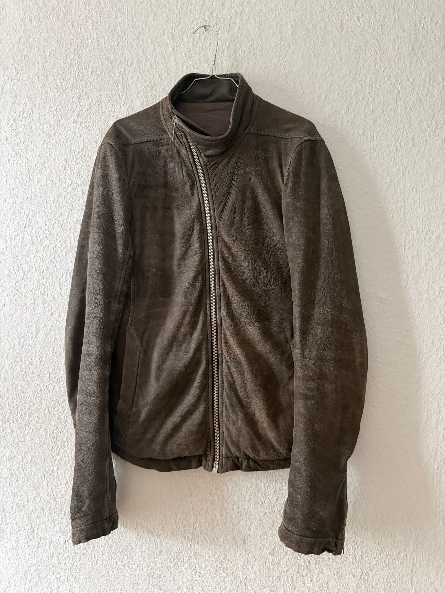 F/W 09 "CRUST" Sample Blistered Lamb Leather Mollino Jacket