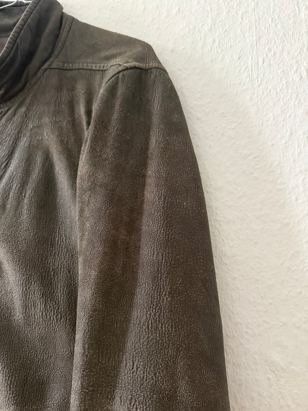 F/W 09 "CRUST" Sample Blistered Lamb Leather Mollino Jacket