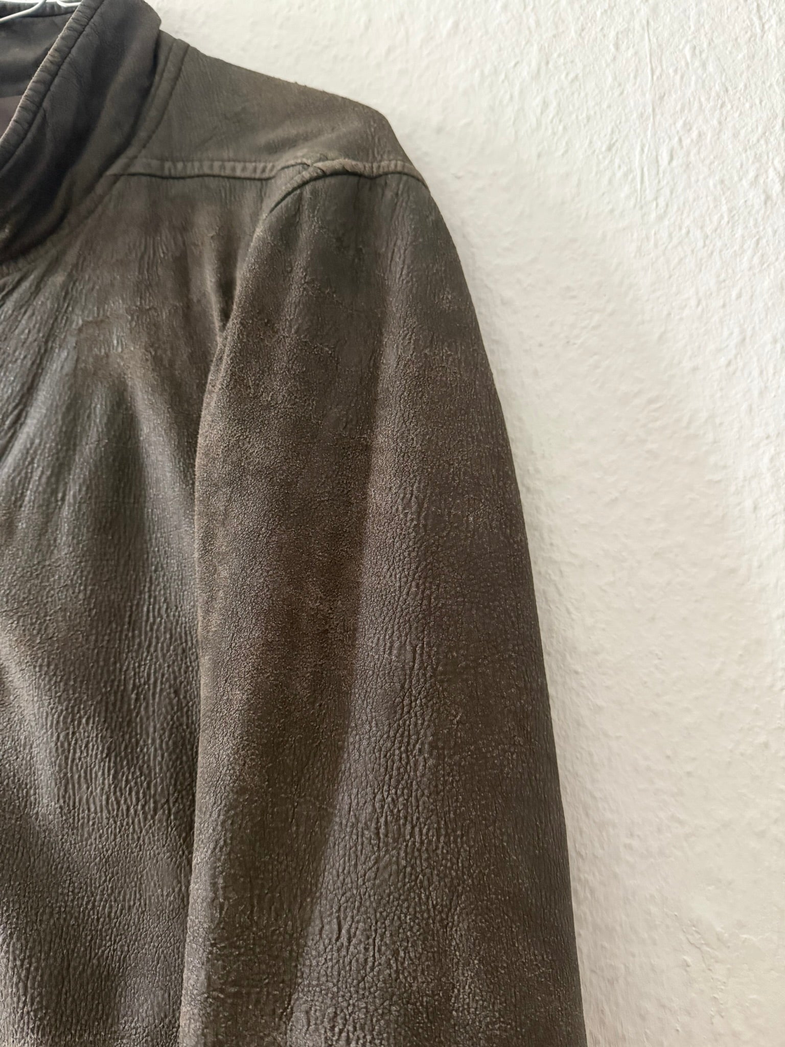 F/W 09 "CRUST" Sample Blistered Lamb Leather Mollino Jacket