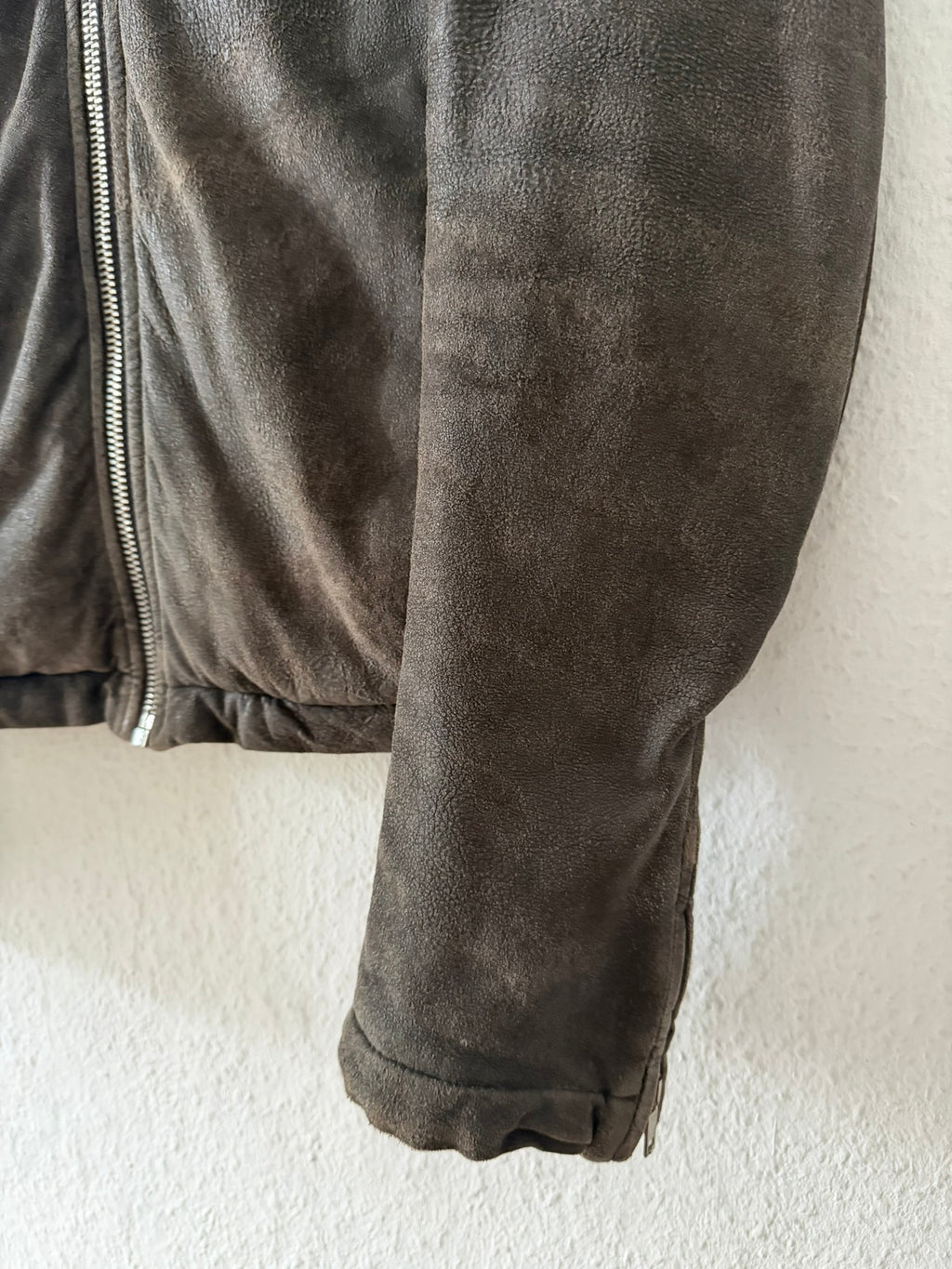 F/W 09 "CRUST" Sample Blistered Lamb Leather Mollino Jacket