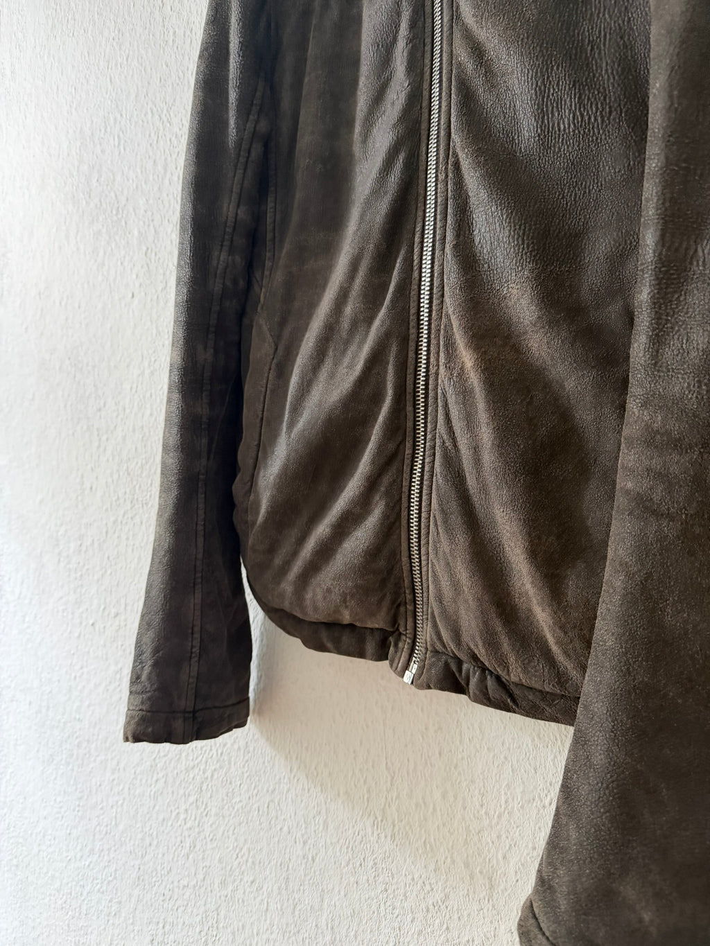 F/W 09 "CRUST" Sample Blistered Lamb Leather Mollino Jacket