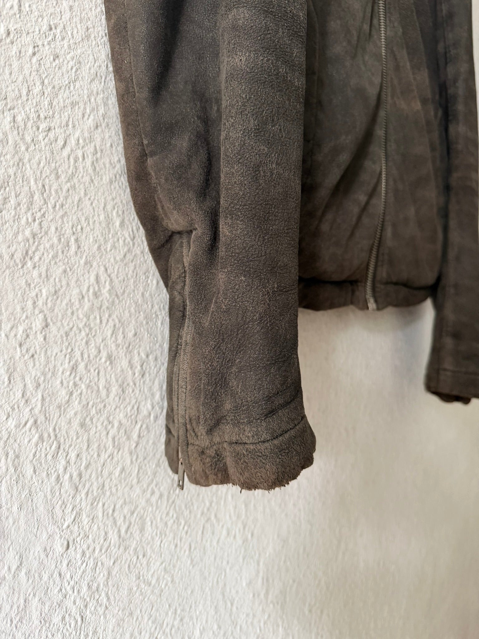 F/W 09 "CRUST" Sample Blistered Lamb Leather Mollino Jacket