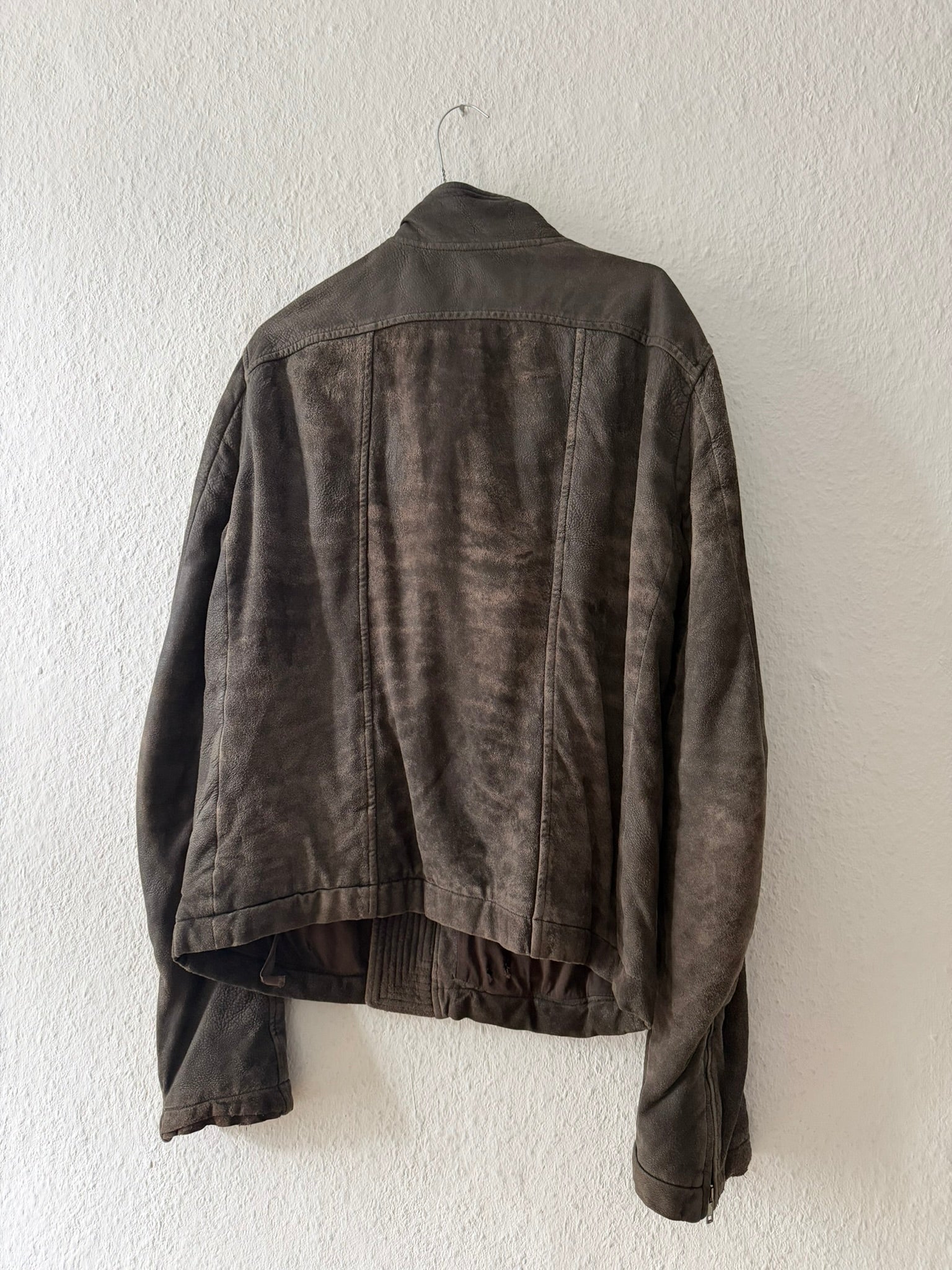 F/W 09 "CRUST" Sample Blistered Lamb Leather Mollino Jacket