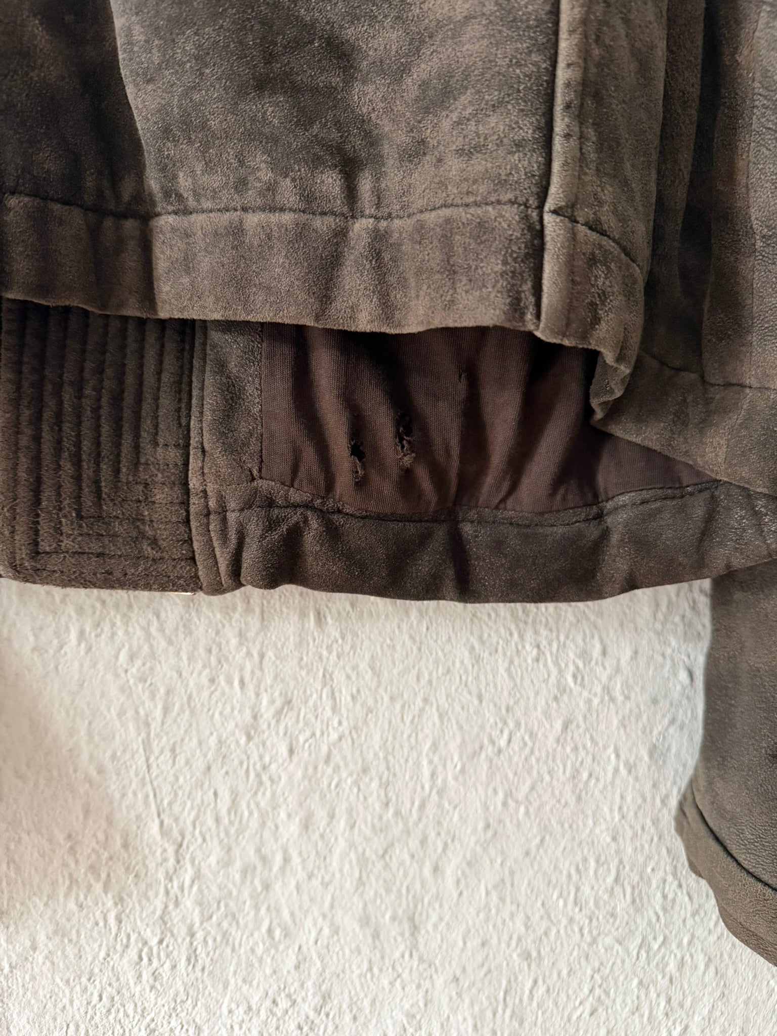 F/W 09 "CRUST" Sample Blistered Lamb Leather Mollino Jacket