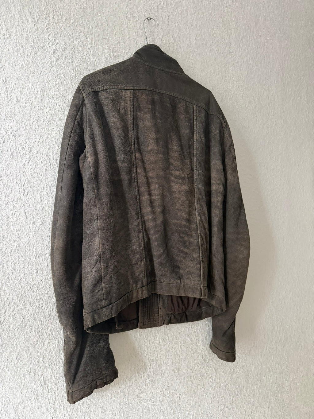 F/W 09 "CRUST" Sample Blistered Lamb Leather Mollino Jacket