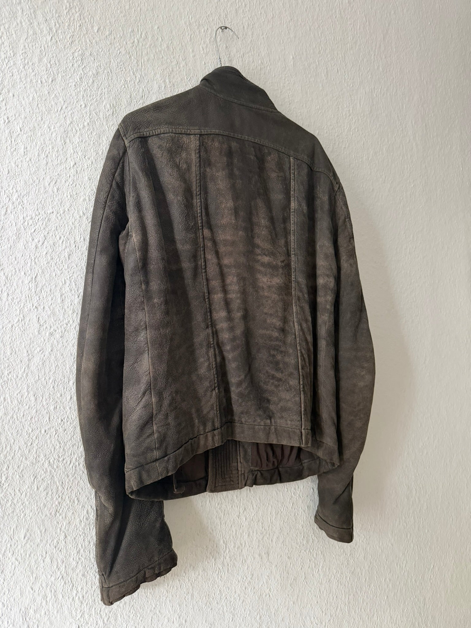 F/W 09 "CRUST" Sample Blistered Lamb Leather Mollino Jacket