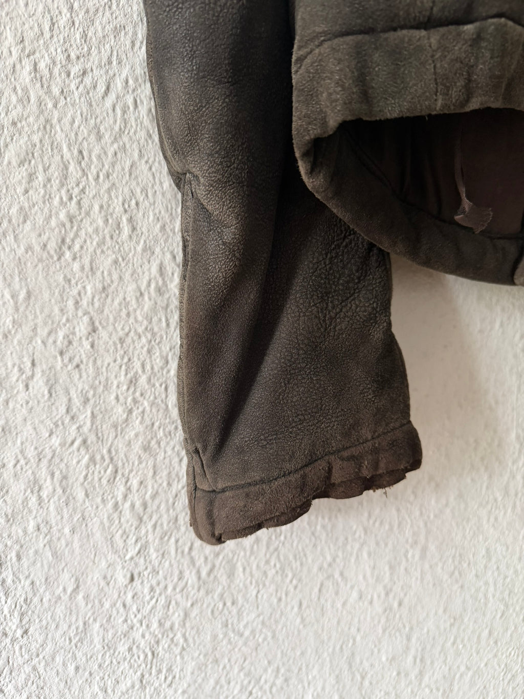F/W 09 "CRUST" Sample Blistered Lamb Leather Mollino Jacket