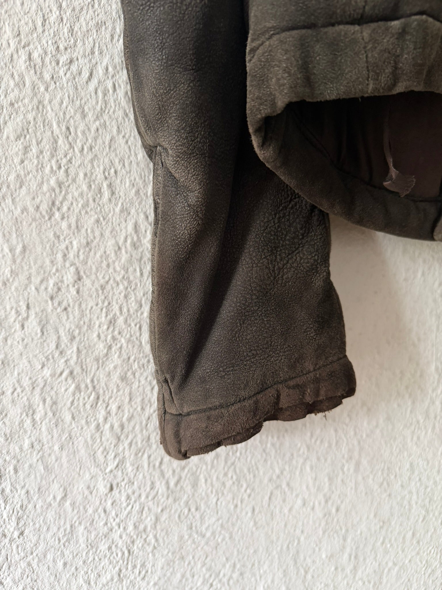 F/W 09 "CRUST" Sample Blistered Lamb Leather Mollino Jacket