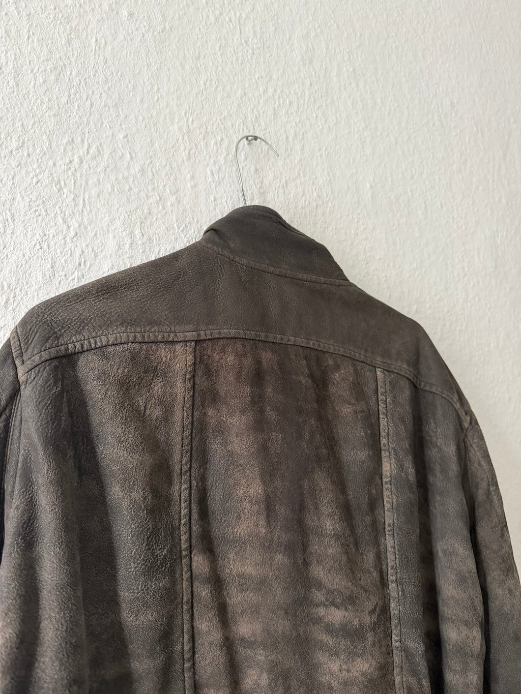 F/W 09 "CRUST" Sample Blistered Lamb Leather Mollino Jacket
