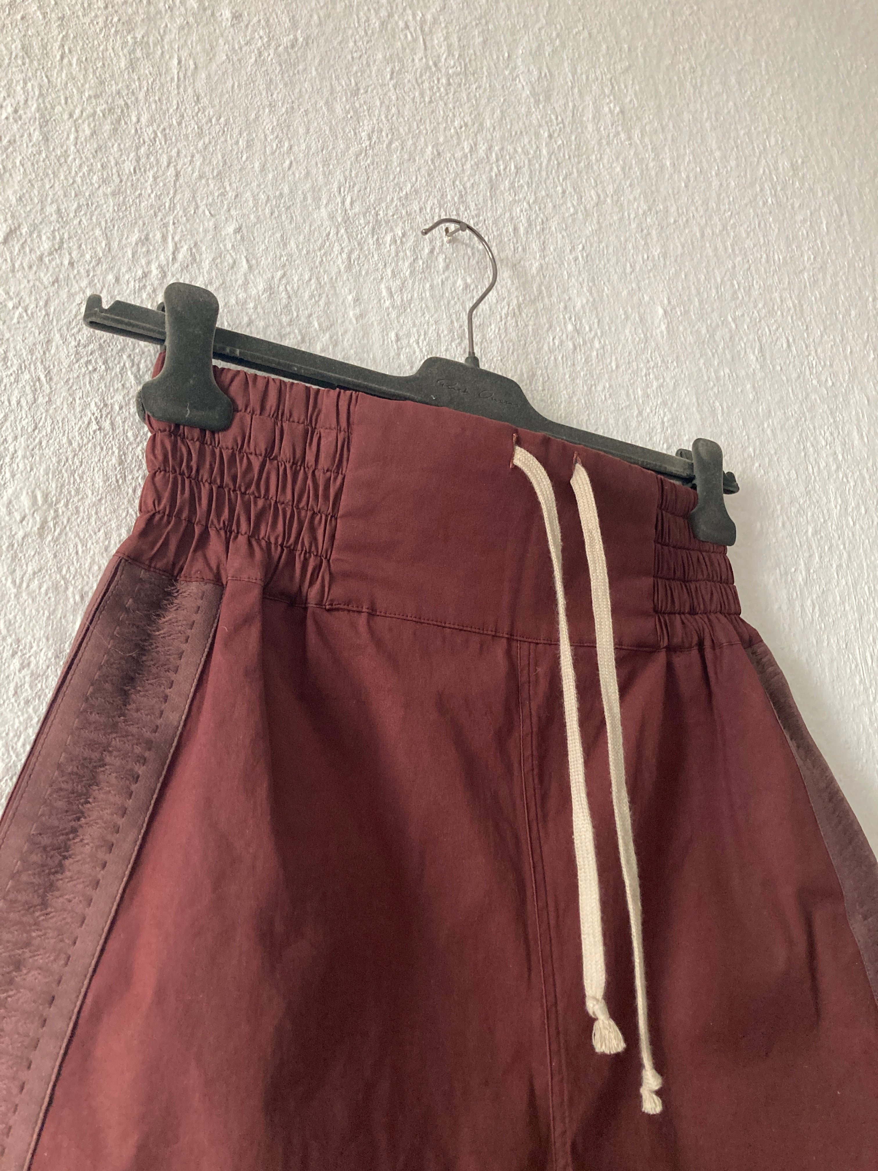 F/W 14「MOODY」刺繍入りブラッドレッドランウェイボクシングショーツ